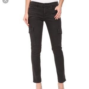 Hudson Colby black skinny jeans ankle